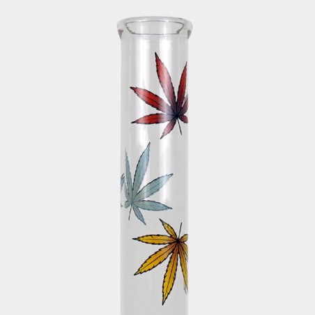 Bong di vetro Multi Leaf Glass 40 cm - GB The Green Brand