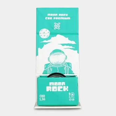 Moon Rock CBD GB scatola aperta frontale