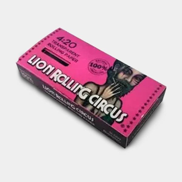 Lion Rolling Circus 4:20 carta transparente