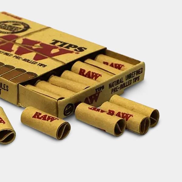 Raw filtri di cartone pre-rollati di qualità alta naturali