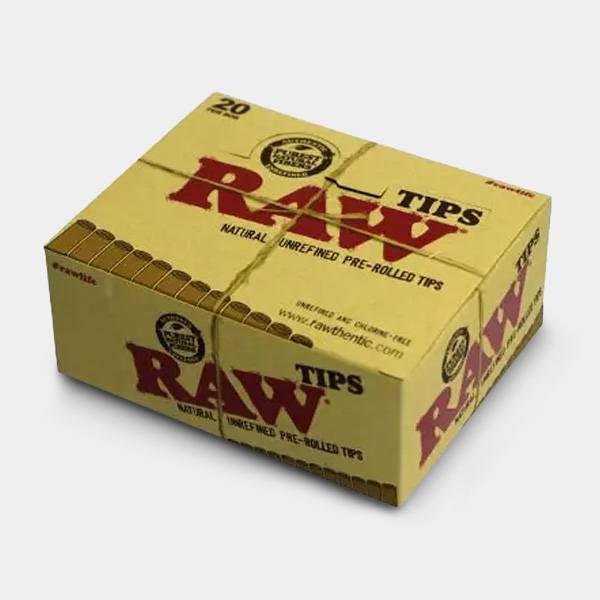 Raw filtri di cartone pre-rollati di qualità alta naturali