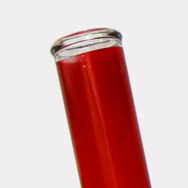 Bong di vetro rosso Ice Bullet 43cm
