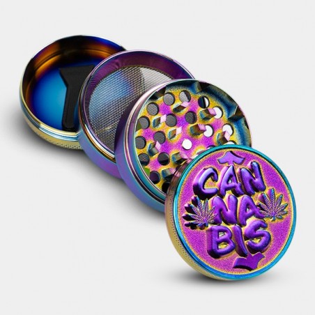 Grinder in Metallo Fire Flow THC 50 mm - GB The Green Brand