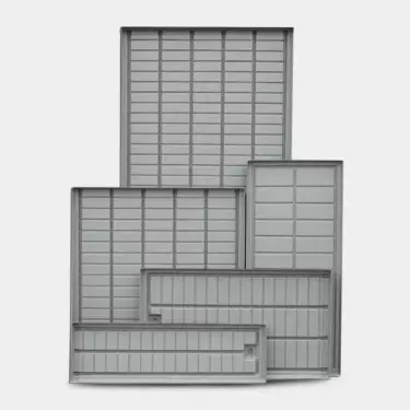 Vassoio grigio da indoor con drenaggio
