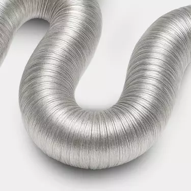 Tubo alluminio 10 m dettaglio pieghe