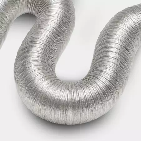 Tubo alluminio 10 m dettaglio pieghe