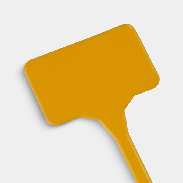 Etichetta cartellino per identificare piante.