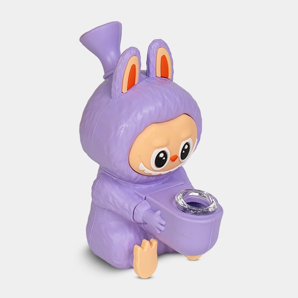 Bong Labubu in silicone in 5 colori diversi - Growbarato