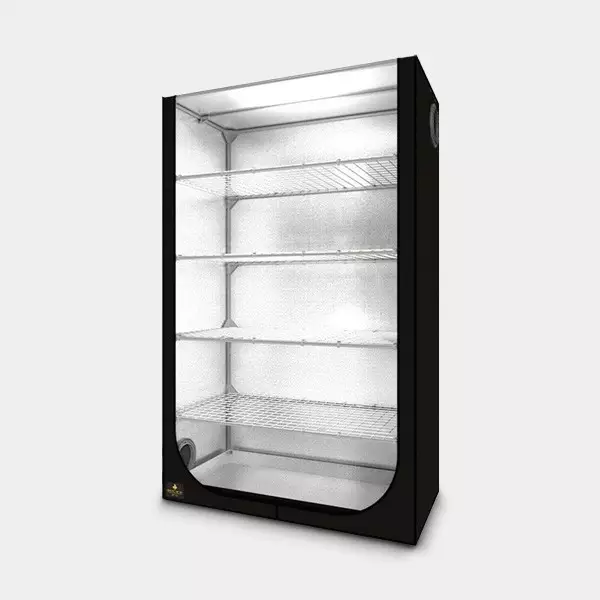 Dark Propagator coltivazione talea con vari scaffali Secret Jardin