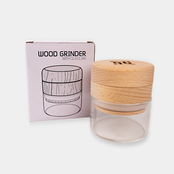 Grinder in legno GB 65 mm con scatola