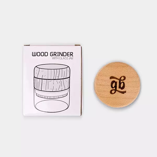 Grinder in legno GB The Green Brand 65 mm Grinder in legno GB 65 mm foto in alto