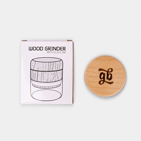 Grinder in legno GB 65 mm foto in alto