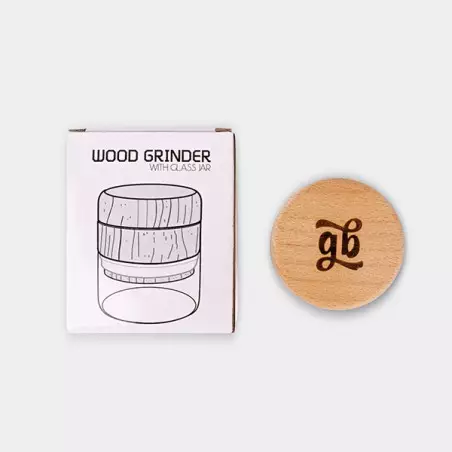 Grinder in legno GB 65 mm foto in alto