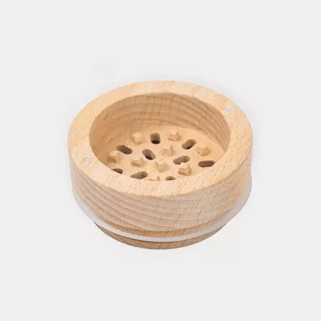 Grinder in legno GB 65 mm foto in alto