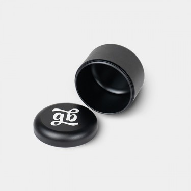 Cannapuck Smell Proof Black Premium 55mm GB The Green Brand  aperto