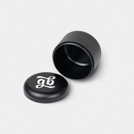 Cannapuck Smell Proof Black Premium 55mm GB The Green Brand  aperto