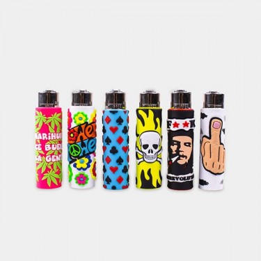 Accendino Clipper con Custodia Mix Go
