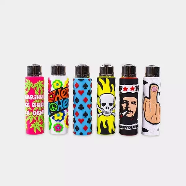 Accendino Clipper con Custodia Mix Go