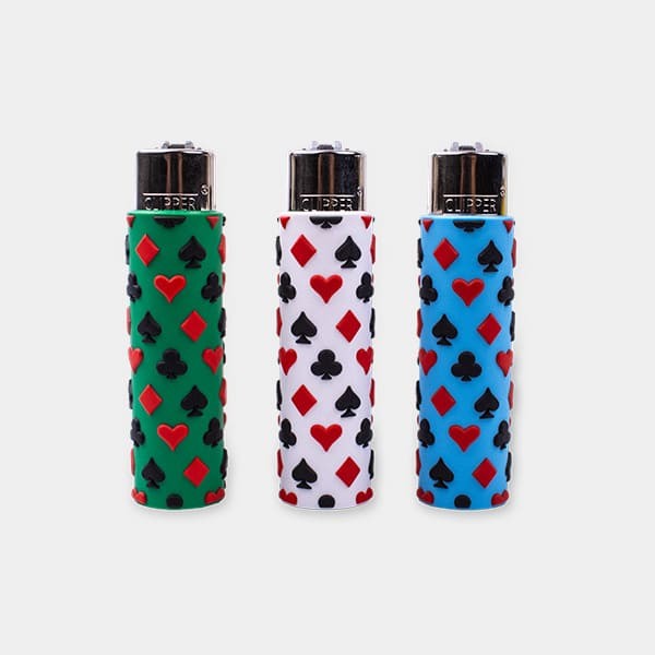 Accendino Clipper con Custodia Mix Go 3