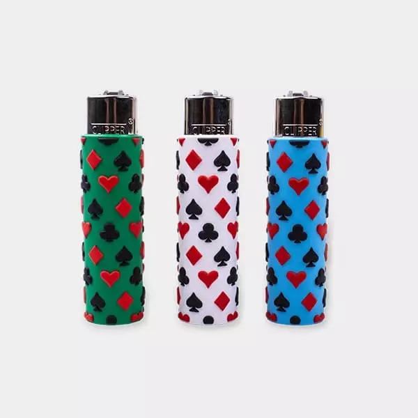 Accendino Clipper con Custodia Mix Go 3