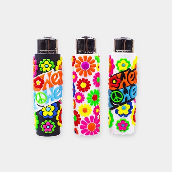 Accendino Clipper con Custodia Mix Go 4
