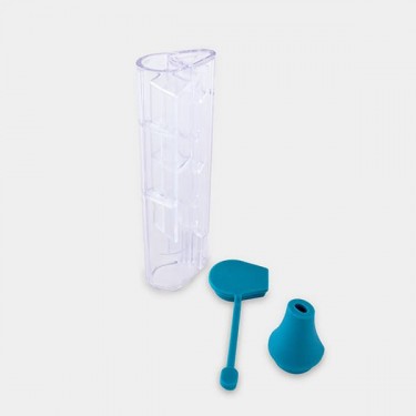 Non Spill Bong aperto blu