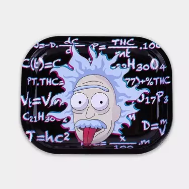 Vassoio per rollare "Einstein" | Design galattico di Rick e Morty