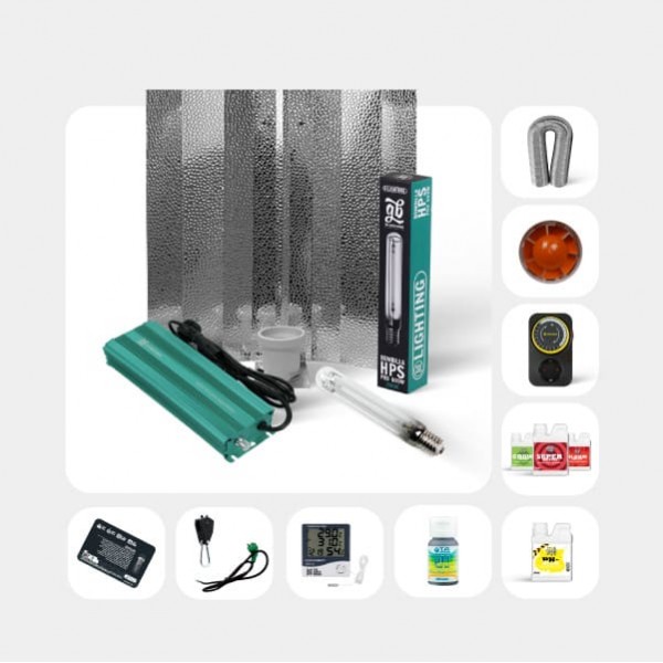 Visualizzazione Kit di coltivazione indoor da 600 W senza armadio