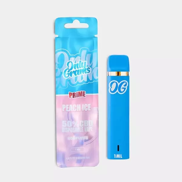 Peach Ice Vape CBD 50% Only Grams - GB The Green Brand