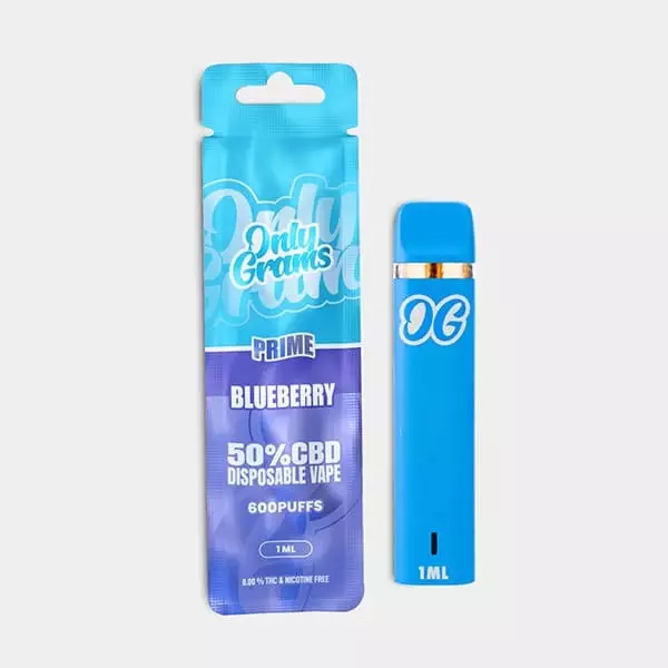 Blueberry Vape CBD 50% Only Grams - GB The Green Brand