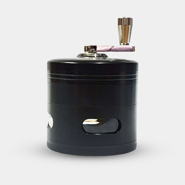Visualizzazione Grinder 4 Pezzi con Manovella di metallo.