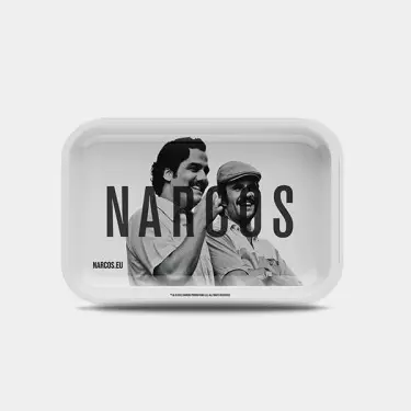 Vassoio per rollare Narcos White Edition