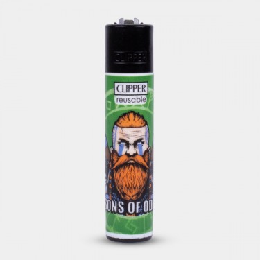 Accendino Clipper Kings of Valhalla 1