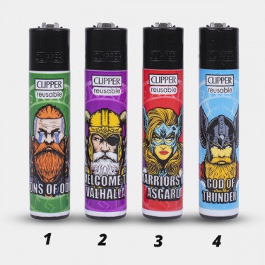 Visualizzazione Accendino Clipper Kings of Valhalla