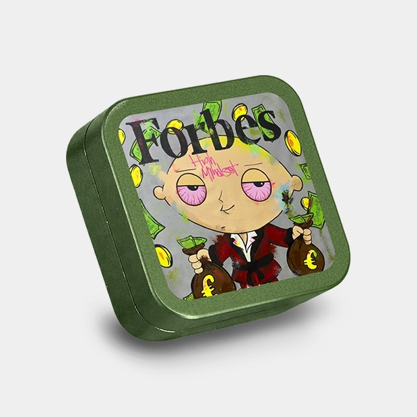 Grinder quadrato in alluminio Forbes