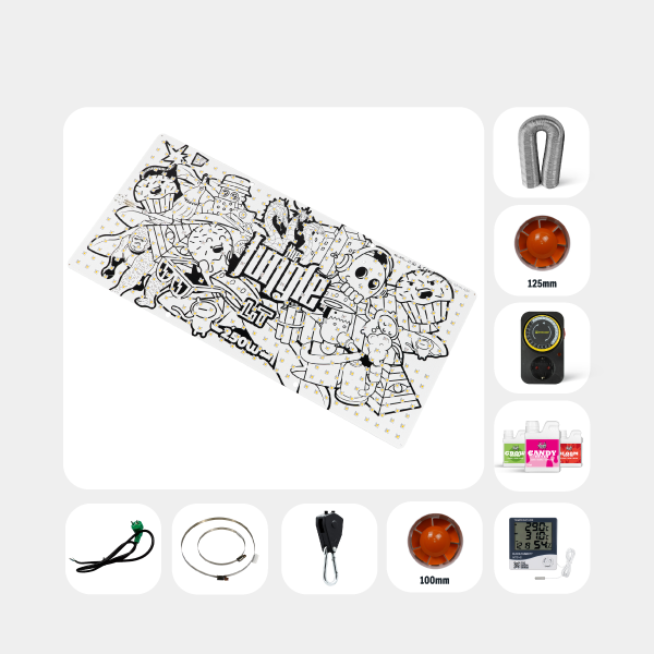 Kit coltivazione indoor 240W senza armadio | GB The Green Brand