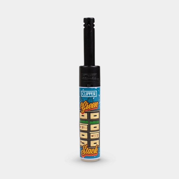 Accendino Clipper Minitube Retro Weed