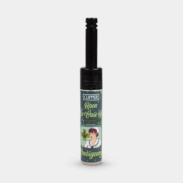 Accendino Clipper Minitube Retro Weed