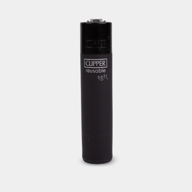 Accendino Clipper Soft Touch Nero | The Green Brand