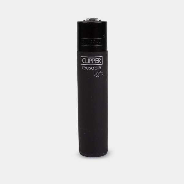 Accendino Clipper Soft Touch Nero | The Green Brand