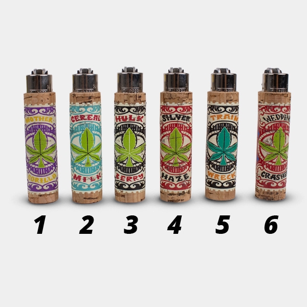 Accendino Clipper con custodia in sughero Weed Cork | GrowBarato