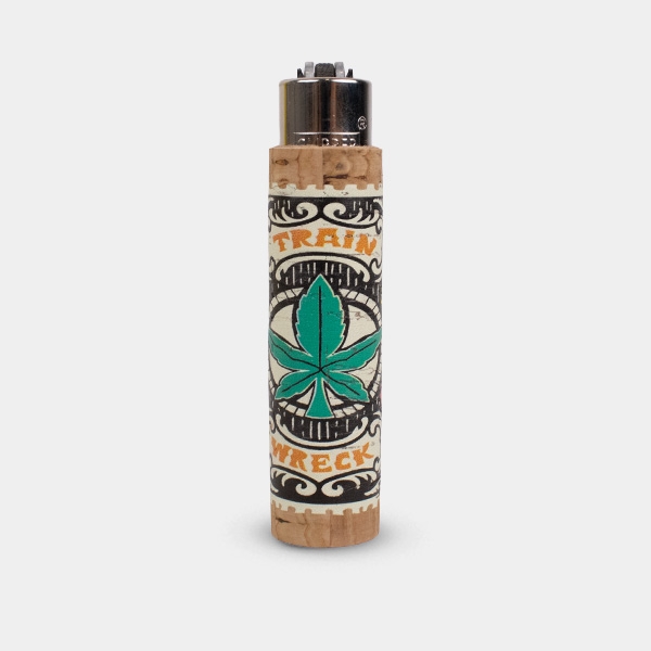 Accendino Clipper con custodia in sughero Weed Cork
