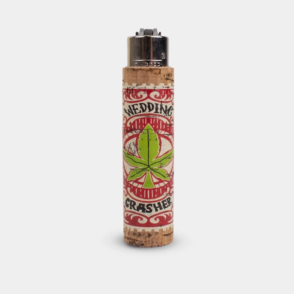 Accendino Clipper con custodia in sughero Weed Cork