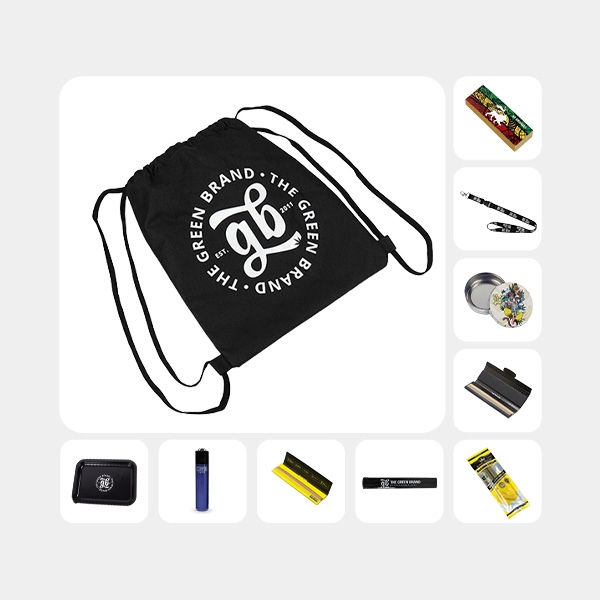 Visualizzazione Kit Travel assortimento accessori esclusivi GB The Green Brand