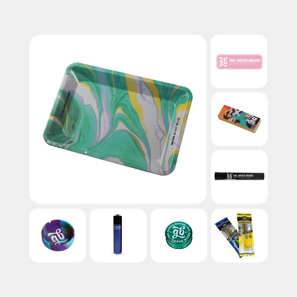 Visualizzazione Kit BudzBunny con prodotti headshop GB