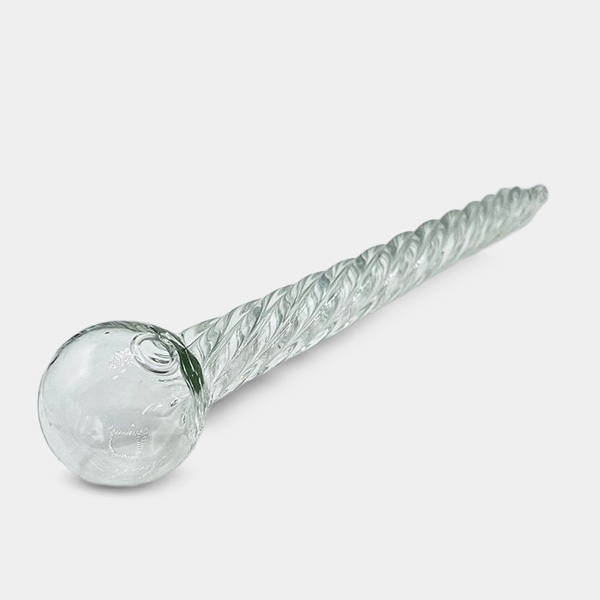 Pipa in vetro a spirale