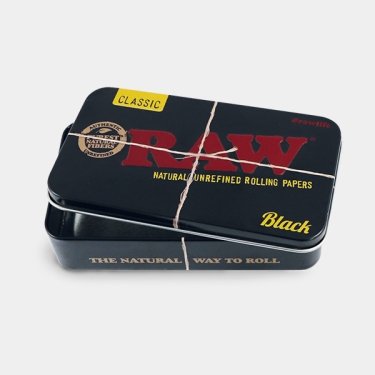 Scatola in metallo RAW Black XL | Accessori per rollare
