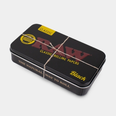 Scatola in metallo RAW Black XL | Accessori per rollare