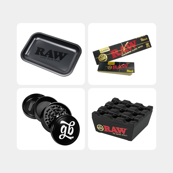 Kit Black RAW | Kit completo per fumatori black edition 🚬