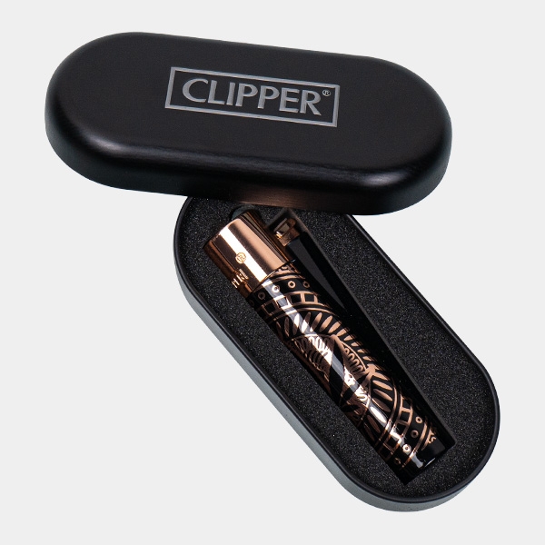 Accendino Clipper Leaves Premium + scatola